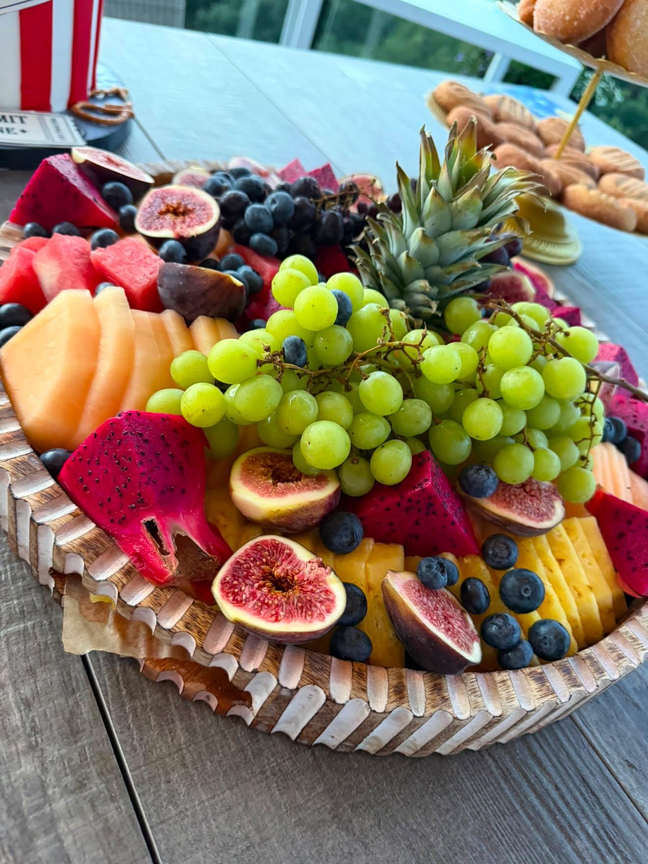 Fresh fruit platter