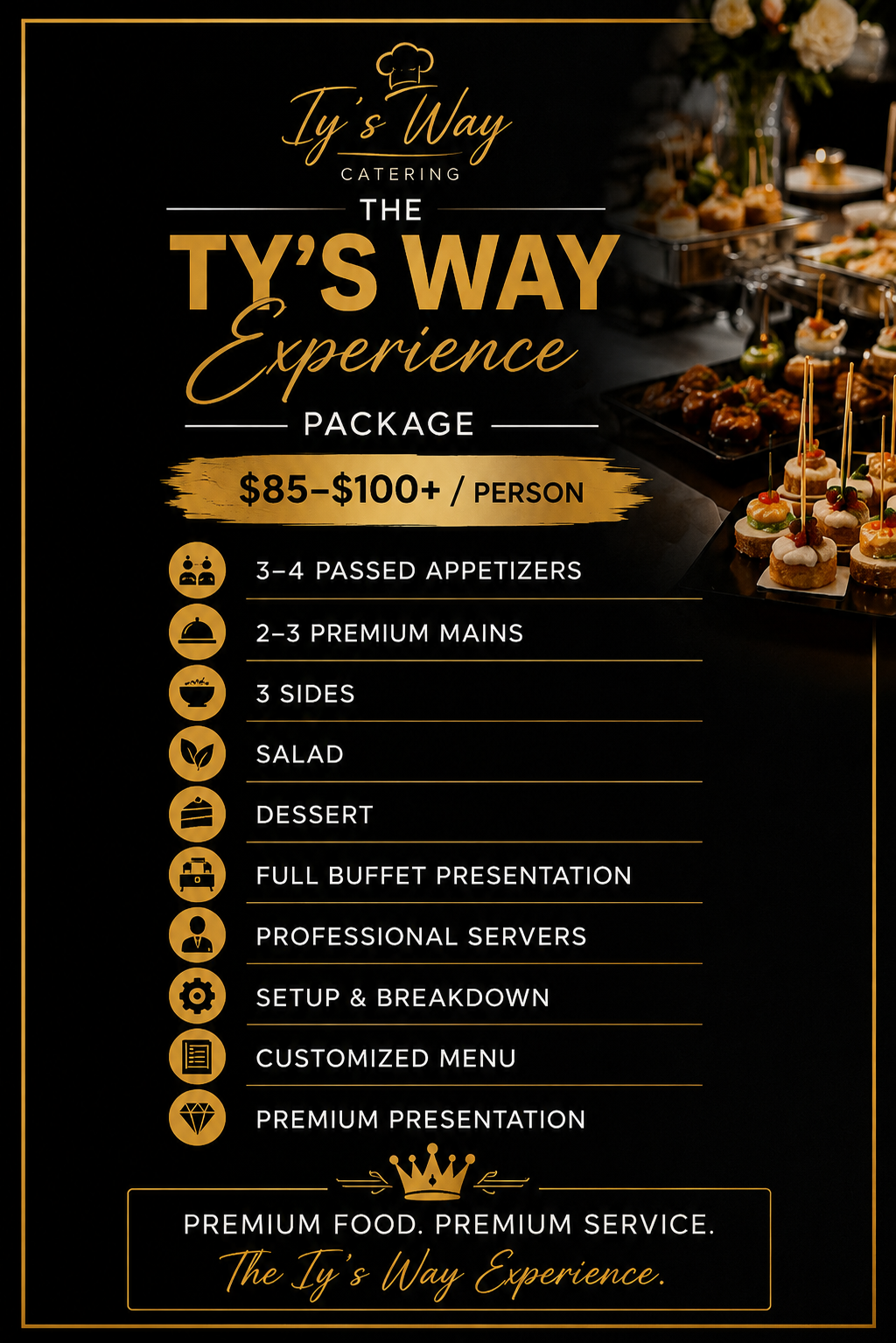 The Ty's Way Experience package